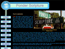 Tablet Screenshot of ponderscripture.org